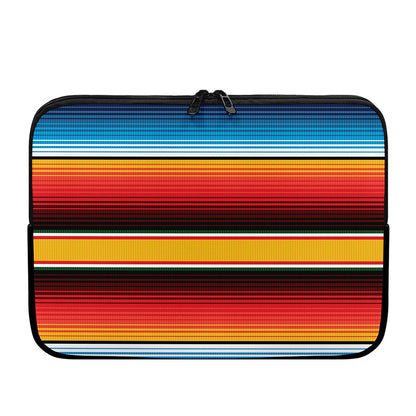 Ethnic Serape Blanket Pattern Print Laptop Sleeve