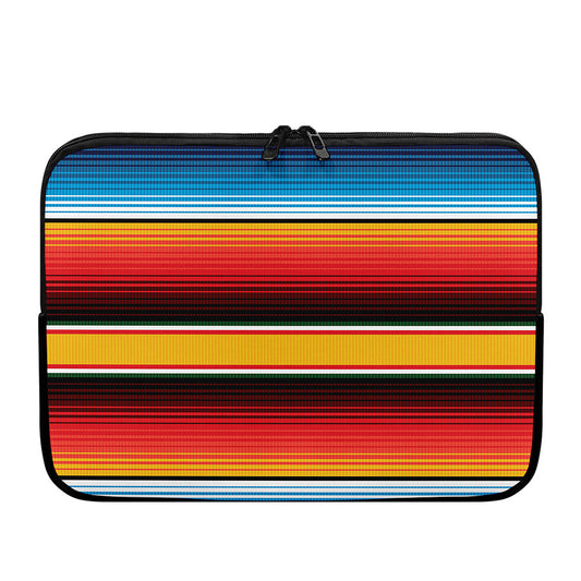 Ethnic Serape Blanket Pattern Print Laptop Sleeve