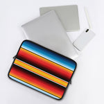 Ethnic Serape Blanket Pattern Print Laptop Sleeve