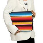 Ethnic Serape Blanket Pattern Print Laptop Sleeve