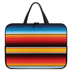 Ethnic Serape Blanket Pattern Print Laptop Sleeve With Handle