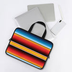 Ethnic Serape Blanket Pattern Print Laptop Sleeve With Handle