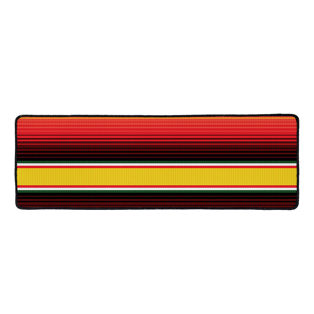 Ethnic Serape Blanket Pattern Print Long Kitchen Mat
