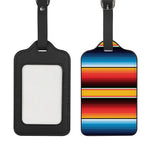 Ethnic Serape Blanket Pattern Print Luggage Tag