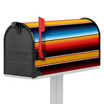 Ethnic Serape Blanket Pattern Print Mailbox Cover