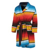 Ethnic Serape Blanket Pattern Print Men's Bathrobe