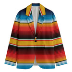 Ethnic Serape Blanket Pattern Print Men's Blazer