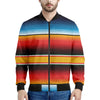 Ethnic Serape Blanket Pattern Print Men's Bomber Jacket