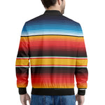 Ethnic Serape Blanket Pattern Print Men's Bomber Jacket