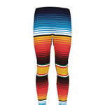 Ethnic Serape Blanket Pattern Print Men's leggings