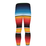 Ethnic Serape Blanket Pattern Print Men's leggings