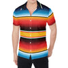 Ethnic Serape Blanket Pattern Print Men's Shirt