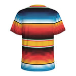 Ethnic Serape Blanket Pattern Print Men's Sports T-Shirt
