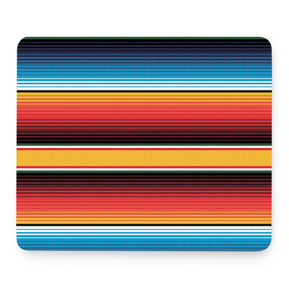 Ethnic Serape Blanket Pattern Print Mouse Pad