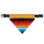 Ethnic Serape Blanket Pattern Print Over The Collar Dog Bandana