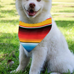 Ethnic Serape Blanket Pattern Print Over The Collar Dog Bandana