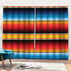 Ethnic Serape Blanket Pattern Print Pencil Pleat Curtains