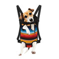 Ethnic Serape Blanket Pattern Print Pet Carrier Backpack