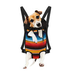 Ethnic Serape Blanket Pattern Print Pet Carrier Backpack