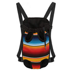 Ethnic Serape Blanket Pattern Print Pet Carrier Backpack
