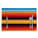 Ethnic Serape Blanket Pattern Print Placemat