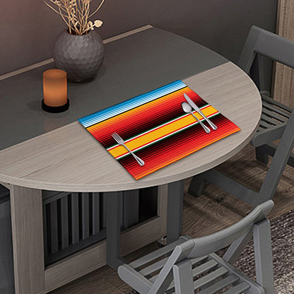 Ethnic Serape Blanket Pattern Print Placemat