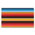 Ethnic Serape Blanket Pattern Print Polyester Doormat