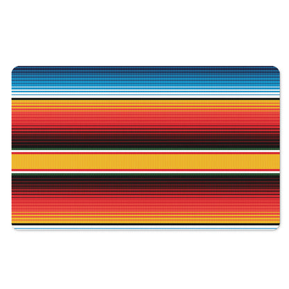Ethnic Serape Blanket Pattern Print Polyester Doormat