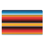 Ethnic Serape Blanket Pattern Print Polyester Doormat