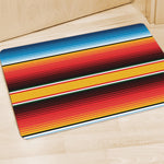 Ethnic Serape Blanket Pattern Print Polyester Doormat