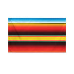 Ethnic Serape Blanket Pattern Print Polyester Flag
