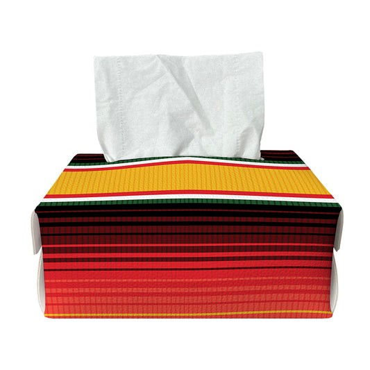 Ethnic Serape Blanket Pattern Print Rectangle Tissue Box Cover