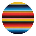 Ethnic Serape Blanket Pattern Print Round Blanket