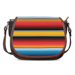 Ethnic Serape Blanket Pattern Print Saddle Bag