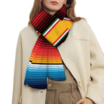 Ethnic Serape Blanket Pattern Print Scarf