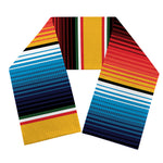 Ethnic Serape Blanket Pattern Print Scarf