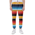 Ethnic Serape Blanket Pattern Print Joggers