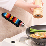 Ethnic Serape Blanket Pattern Print Skillet Handle Cover