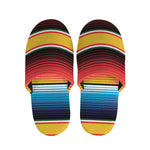 Ethnic Serape Blanket Pattern Print Slippers