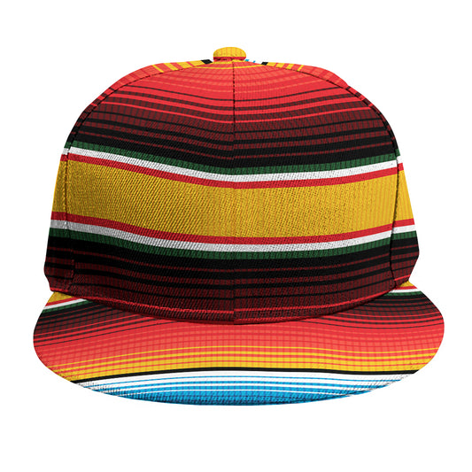 Ethnic Serape Blanket Pattern Print Snapback Cap