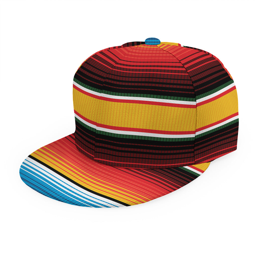 Ethnic Serape Blanket Pattern Print Snapback Cap