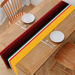 Ethnic Serape Blanket Pattern Print Table Runner