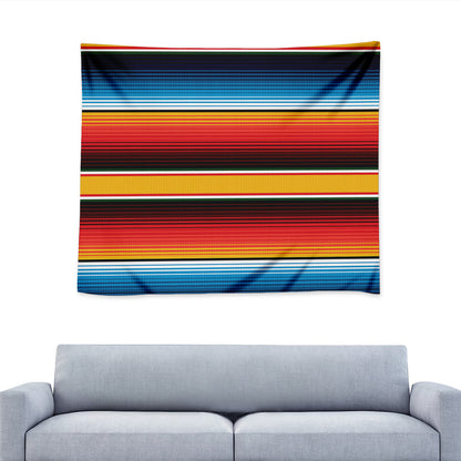 Ethnic Serape Blanket Pattern Print Tapestry