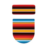 Ethnic Serape Blanket Pattern Print Toilet Lid And Tank Cover Set