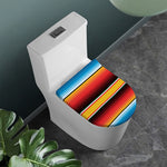 Ethnic Serape Blanket Pattern Print Toilet Lid Cover