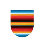 Ethnic Serape Blanket Pattern Print Toilet Lid Cover