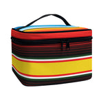 Ethnic Serape Blanket Pattern Print Travel Makeup Bag
