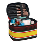 Ethnic Serape Blanket Pattern Print Travel Makeup Bag