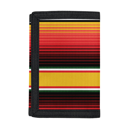 Ethnic Serape Blanket Pattern Print Trifold Wallet