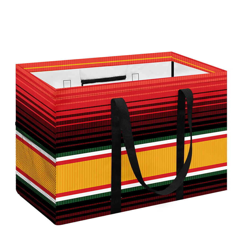 Ethnic Serape Blanket Pattern Print Utility Tote Bag